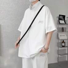 Men's Top And Bottom Set, T-Shirt, Summer Clothes, Short Sleeves, Top And Bottom 2-Piece Set, Plain, Sweat, Sportswear, Shorts, T-Shirt, Sweat-Absorbing, Quick-Drying, Casual, Large Size, Stylish, Spring/Autumn