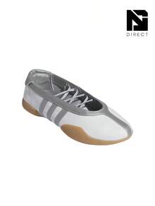 Adidas Taekwondo Mei Ballet White Silver Metallic (Women's)– Women's Lifestyle Sneakers – Shose For Woman-Vintage-Autumn & Winter-Inspired Running Shoes, Shock-Absorbing Comfort, Gym To Streetwear Casual Wear - Prefect Thanks Giving Day & Chrismas Gift-JQ6438 - Cloud White/Silver Metallic/Gum 3 - View 2