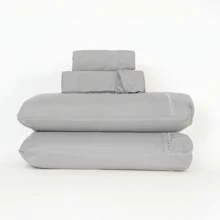 Jogo de Lençol Cama Casal Queen 4 Peças Micropercal Conjunto de Quarto 400 Fios Luxo Antialérgico