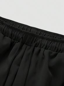 1 Set Men's Grey Dashiki Suit, Minimalist Style, Embroidered Collar, Long Sleeve, Elastic Waist Pants, African Outfit, Men's Casual Shirt And Trousers 2-Piece Set, New Design For All Seasons, Suitable For Wedding, Party, Date, Daily Wear - Black - View 6