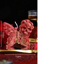 Joivida Bougies sensuelles basse température, bougies de festival, bougies parfumées pour ambiance de fête, bougies en mélange de cire de soja sans fumée, bougies noires et rouges pour Halloween