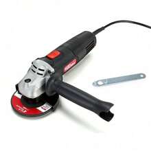 Amoladora angular con cable Hyper Tough de 6 amperios, con mango, protección ajustable, disco de esmerilado de 4-1/2 pulgadas y llave, en condición nueva - 1 - Ver 2