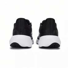 Adidas RUNFALCON 3.0 女款跑步鞋，时尚百搭运动鞋 - 黑與白 - 查看 10