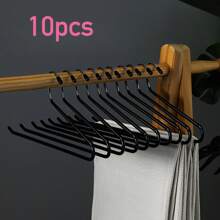 50/20/10/5 Stück platzsparende Hosenaufhänger, offene metallene Hosenaufhänger, rutschfeste Jeans-Aufhänger für Damen und Herren, Kleiderschrank Organizer für Kleidung, Leggings, Hosen, Krawatten, ideales Geschenk