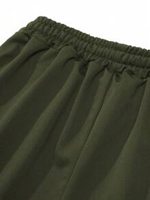 男士夏季印花抽绳工装短裤，宽松休闲度假户外口袋松紧腰裤，适合通勤、工作、钓鱼、篮球、露营、健身，送给男朋友/丈夫的礼物