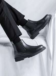 Plus-size Britse herenlaarzen, nieuwe enkellaarsjes, hoge werkschoenen, sigarettenkokerlaarzen, slijtvaste hoge antisliplaarzen, Britse werkschoenen met dikke zool, retro motorlaarzen