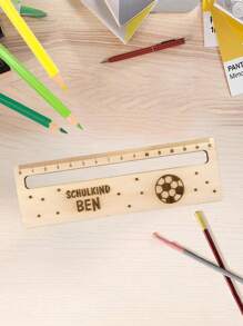 Personalized Reading Aid With Ruler Made Of Wood Gift For School Enrollment With Name First Grade School Start School Cone Personalized, School Supplies,Back To School