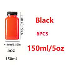 10pcs/2pcs Empty Plastic Juice Bottles With Leak-Proof Caps Clear Water Bottle,Reusable Drink Bulk Containers Easy To Fill Juice Bottling Bottle For Juicing, Smoothie, Milk Homemade Beverages,Suitable For Weddings, Gatherings, And Parties