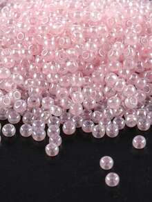 GO2CJBEADS 10g Multicolor 2mm Silverline Round Rocailles Glass Seed Beads For Bracelet Diy - Alabaster - View 6