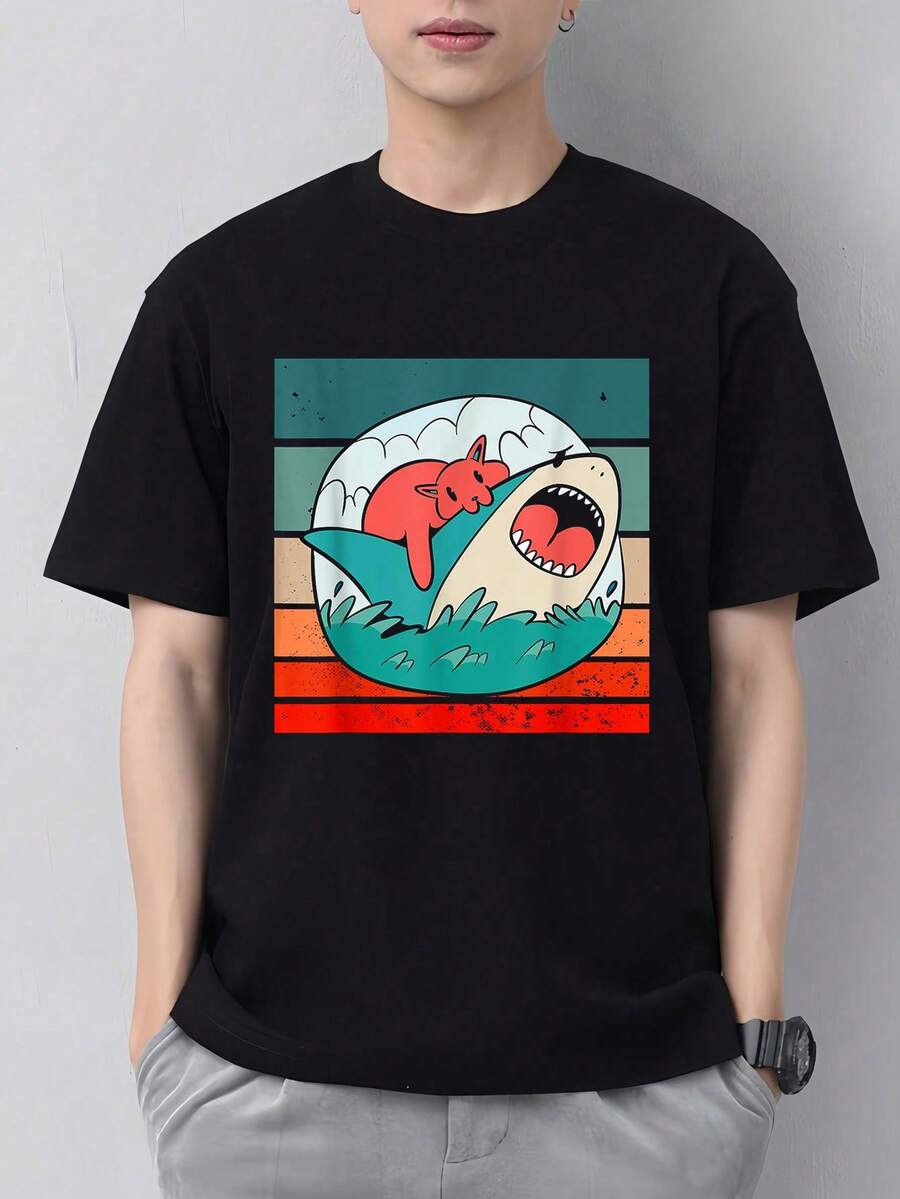 Men Undershirt Tops - Negro - Ver 1