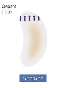 18 Stücke unsichtbare selbstklebende Silikon Blasenpflaster - langanhaltend, geeignet für Ferse, Zehe und Fußschutz in hellbeige