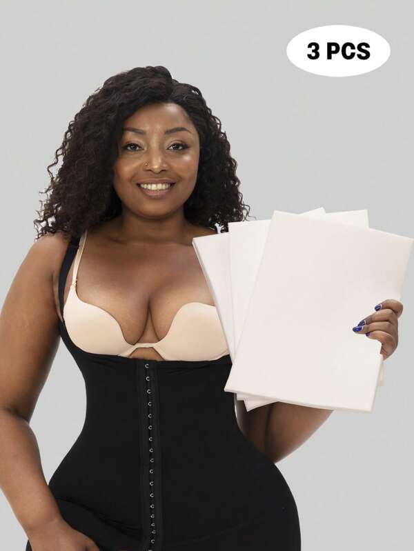 larrycard 3pcs Compression Abdominal Belly Lipo Foam Pad Tummy Tucks Ab Board