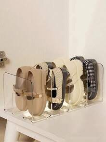 1个儿童鞋子收纳架，鞋盒，粉色和透明色适合婴幼儿，ABS材质，纯粉色和纯透明色，适合婴儿房、儿童房、家里或卫生间入口处的鞋架收纳 - 彩色 - 查看 6