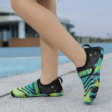 Shoes Barefoot Aqua Socks Outdoor Indoor Quick Dry Sandals Lightweight Slip On Walking Sneakers Beach Pool Swim (Little/Big) - 黑色 - 查看 7
