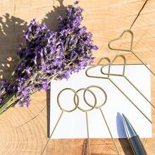 20/40 Stücke Blumen Kartenhalter Picks Metall Draht Platzkarten Halter Bilderhalter Foto Steckklemme Blumen Picks für Hochzeit Party