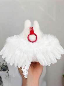 Accesorios de ropa, alas blancas y alas negras de Labu's Clothing, son productos periféricos, adecuados para graduación, entretenimiento, fiestas festivas, regalos de cumpleaños, (solo accesorios de ropa)