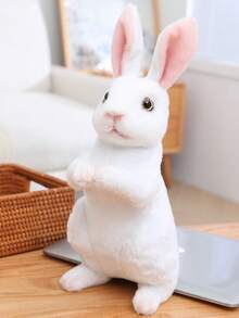 Aufrechte Kaninchen Plüschfiguren, 24cm, sortierte Farben, Polyester, perfekt für Halloween, Thanksgiving, Weihnachten, Neujahr, Valentinstag, Muttertag, Karneval, Ostern, Zuhause, Büro, Auto, Outdoor Deko
