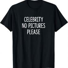 有名人 - 写真はありません - T-Shirt - ブラック - チェックする 1