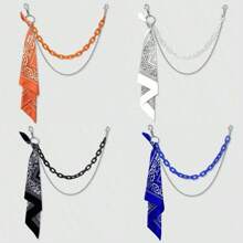 Hip-Hop Style Cashew Flower Waistband, Street Dance Accessories Include Scarf, Pants Chain, Bag Charm, Keychain, Multipurpose Fall, Autumn, Halloween