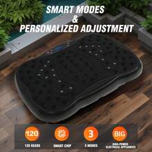 Vibration Plate Fitness Platform Exercise Machine Vibrating Lymphatic Drainage Shaking Full Body Shaker Workout Vibrate Stand Shake Board Sport Gym For Weight Loss Fat Burner For Women Men ﻿ - 查看 3