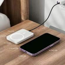 5000mAh MagSafe Magnetic Power Bank For IOS– Sweet Pink Aesthetic Portable Charger For Girls – Pocket-Friendly Wireless Battery Pack With Fast Charging – Perfect Gift For Girlfriend, Sister, Bestie – Lightweight, Strong Magnetic Hold, Matches Daily Outfits – Fits Easily In Purse, Clutch Or Backpack – For IOS Lovers Suitable For Summer Holiday Outdoor Travel/Camping And Hand Free Emergency Backup Mobile Power Supply Gifts Birthday Magnetic Wireless