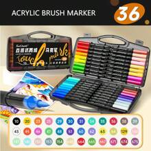 Touchmark Schwarze Mythos Pro. Malkasten mit 80/60/48/36/24/12 Farben für alle Arten von Malerei, Zeichnen, Geschenke, Schule, Kunst, Schreiben, gute Leistung, Schulmaterial, Schulbeginn