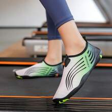 夏季必备户外休闲鞋赤脚沙滩游泳涉水鞋亲肤 - 白綠 - 查看 2