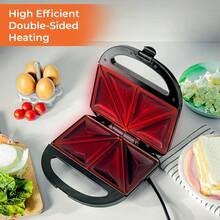 Sandwich Breakfast Machine For Home Use, Triangular Bar Bread Machine, Fully Automatic Breakfast Machine - UK Plug(220-240V) - View 10