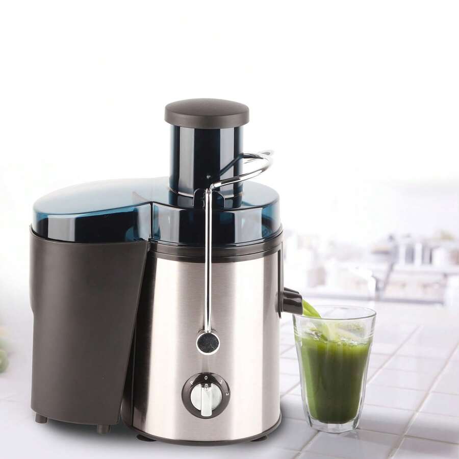 500ML Stainless Steel Juicer Machine Whole Fruit Vegetable Centrifugal Juice Extractor - Silver - View 1