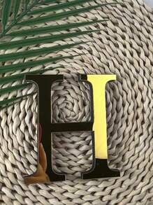 1 Piece 3D Acrylic Mirror Letter Art Wall Sticker - Light And Shadow Intertwined Space Aesthetic Symbol, Gold/Silver/Black/Rose Gold Oversized Letters Self-Adhesive Home Decorative Letter Logo Art Sticker, Artistic 3D Thickened Acrylic Mirror Letters Wall Sticker (3.93/5.9/7.87/11.81 Inches)