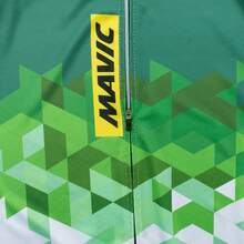 ETIXXL Men'S Quick-Dry Cycling Jersey With Rear Pocket - Breathable, Moisture-Wicking MTB Shirt For Biking & Riding, Geometric Design, Short Raglan Sleeves, Zip Placket, All-Season Sports Top, Cycling Apparel|Geometric Pattern Shirt|Breathable Fabric