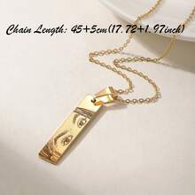 Personalized Human Eye Necklace, Human Eyes Custom Gift, Engraved Portrait Necklace ,Gift For Her For Him, Anniversary Jewelry - Multicolor - View 5