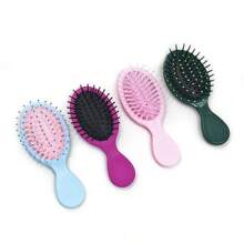 Colorful Mini Soft Nylon Bristle Hair Brush Portable Travel Wet And Dry Air Cushion Hair Brush For Daily Travel Outgoing Use