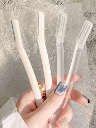 6/4pcs Premium Eyebrow Trimmer, Safe Non-Scratch Eyebrow Razor For Men & Women, Beginner Eyebrow Shaver Beauty Tool