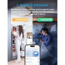 Smart Ceiling Fan Control And Dimmer Light Switch, Supports Apple Homekit, , Alexa,  & Smartthings, 2.4g Wi-Fi Fan And Light Switch Combo, Neutral Wire Needed, Single Pole, 1 Pack - None - View 6