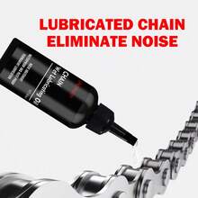 SPACEWALKER 1PC Bike Chain Oil - High-Performance Wet Lubricant For Smooth Riding, Waterproof & Weather-Resistant, 60Ml Bottle, PET Bottle, Enhances Brake & Accelerator, Ideal For Road Bikes - Black - View 4