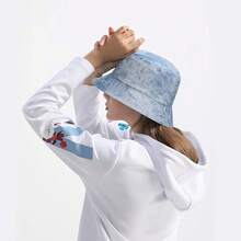 Reversible Bucket Hat For Women, Cute Beach Fisherman Style - Jean - View 7