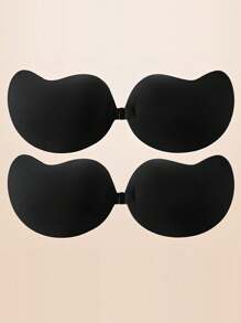 2pcs Invisible Strapless Adhesive Silicone Bras, Sexy Push-Up Bralette, Seamless Backless Bras, Suitable For Various Occasions