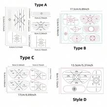 6 piezas Adhesivos de cinta de impacto para palos de golf, marcas de swing autoadhesivos para conductores, hierros y putters, ayuda de entrenamiento