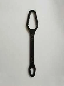 1 件装多用途黑色 5 毫米厚梅花扳手，可调节自紧双头扳手，扳手口尺寸 3-17 毫米，适用于汽车和家庭使用的便携式手动工具