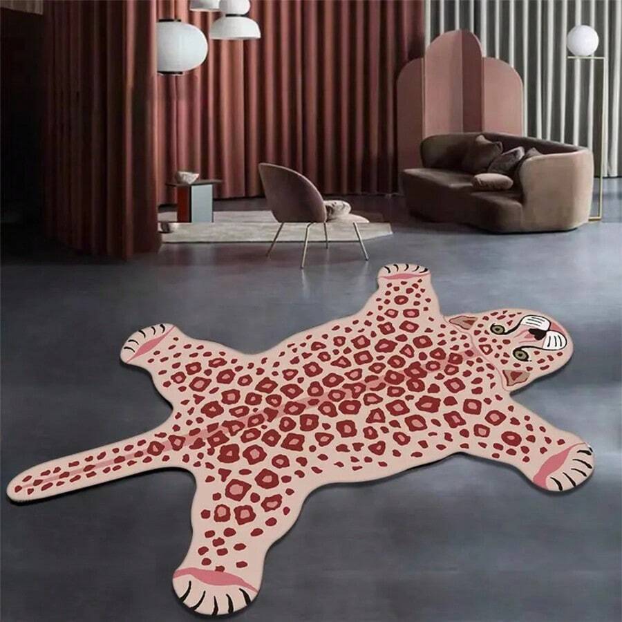 Rose Butterfly Flower Bathroom Shower Rugs Cute Bath Mat Non Slip Shower Bath Mat, Pink, Funny Cute For Bathroom Decor Soft Microfiber Rug Non-Slip Machine Washable Floor Carpet Outdoor Rug Door Mat Summer - 粉色 - 查看 1