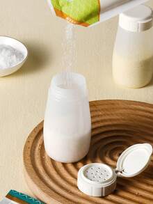 Mini Plastic Seasoning Jars, Condiment Containers, Spice Shakers, Small Kitchen Spice Jars For Salt, Pepper, Seasoning, Barbecue - Multicolor - View 5