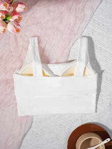 瑜伽背心透气运动胸罩具有防震和聚拢功能，可塑造美丽背部形状健身背心健身上衣