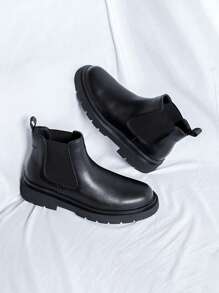 Plus-size Britse herenlaarzen, nieuwe enkellaarsjes, hoge werkschoenen, sigarettenkokerlaarzen, slijtvaste hoge antisliplaarzen, Britse werkschoenen met dikke zool, retro motorlaarzen