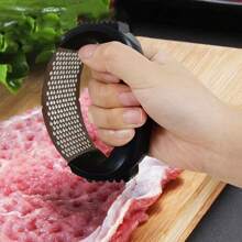 1pc/2pcs Multi-Function Garlic Press, Meat Tenderizer, Garlic Mincer, Kitchen Tool