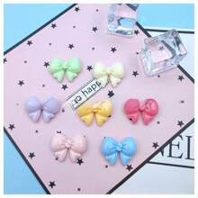 1/2/5/10/20/50/100 Piezas de Estrellas, Corazones, Flores, Lazos, Arcoíris brillantes hechos a mano DIY - Accesorios para clips de pelo y fundas de teléfono