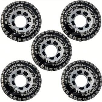 1/3/6/12pcs Tire Balloon Racing Theme Happy Birthday Party Decorations