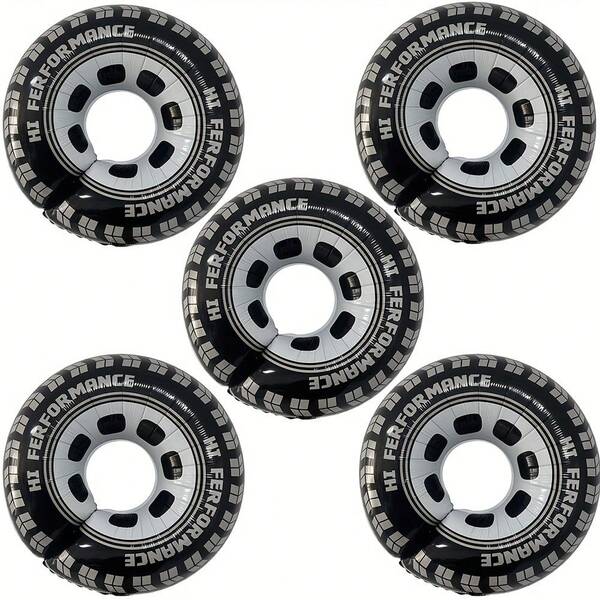 1/3/6/12 peças de balões de pneu com tema de corrida, decorações para festa de aniversário