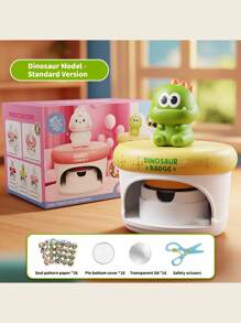 Hasbro DIY Cute Badge Maker Kit – Pin Button Machine With 16 Sets & Scissors – Ideal For Crafts, Gifts, Birthday Parties