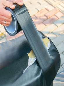 1 rotolo di nastro per riparazione di cuscini, toppe per riparazione di divani, kit di riparazione per cuscini di sedili di auto in pelle artificiale, adesivo forte per divani, nastro adesivo per riparazione di pelle artificiale, adatto per divani, sedili di auto, borse, giacche, mobili, scarpe, può essere utilizzato come toppa di primo soccorso, in forma di toppa in pelle per uso fai-da-te